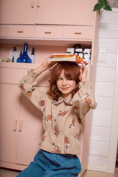 Wander and Wonder Aila Blouse khaki fox