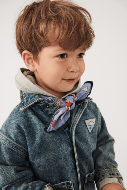 American Vintage Kids Joybird veste denim dirty