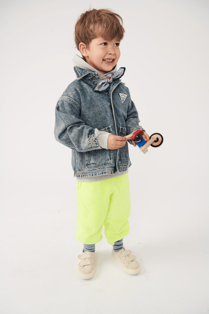 American Vintage Kids Joybird veste denim dirty