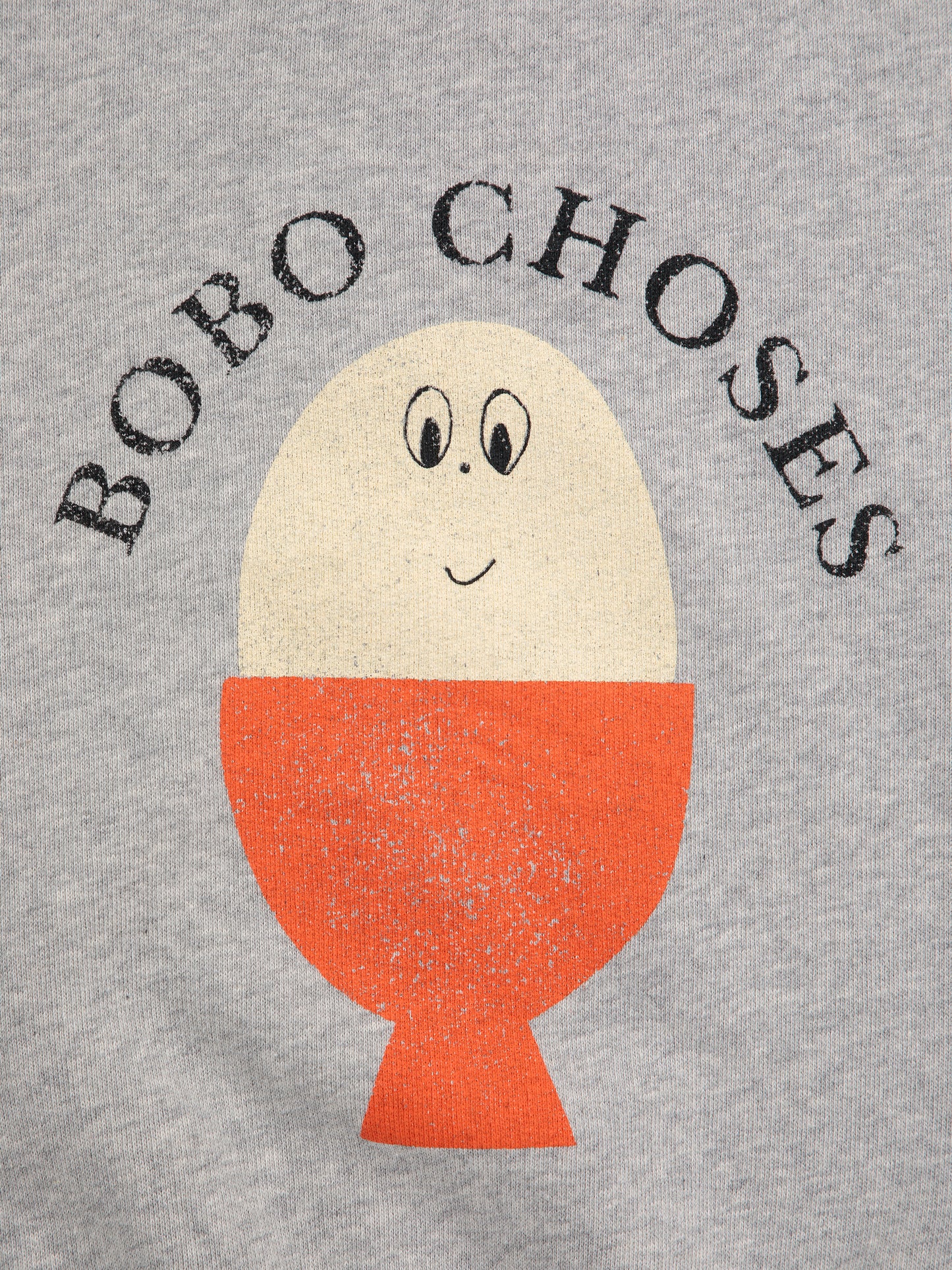 Bobo Choses MORNING EGG sweatshirt heather grey