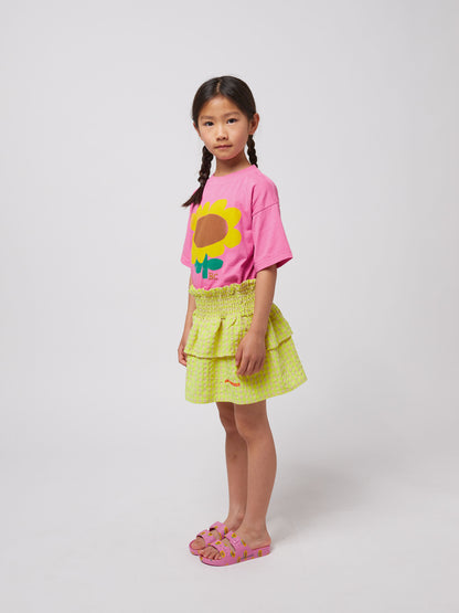 Bobo Choses SUNFLOWER T-shirt fuchsia