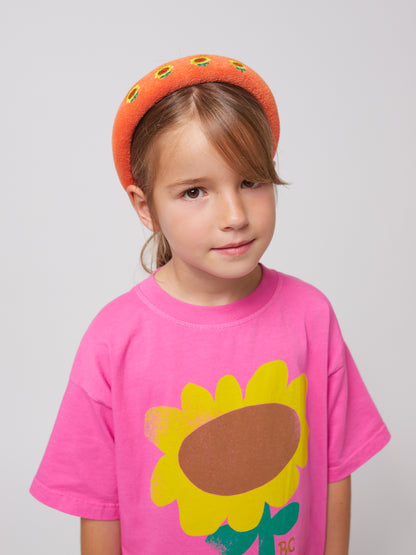 Bobo Choses SUNFLOWER T-shirt fuchsia