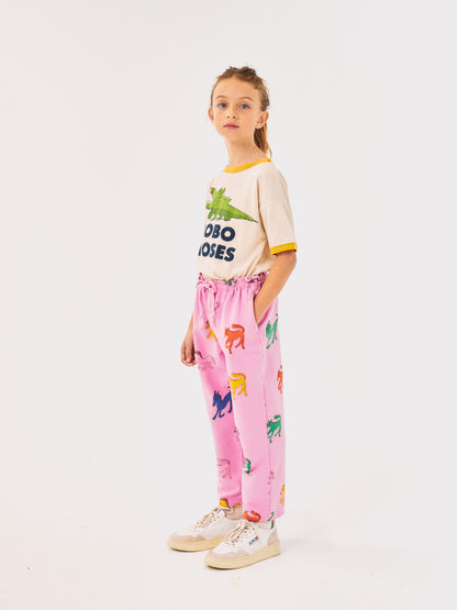 Bobo Choses TALKING CROCODILE T-shirt white