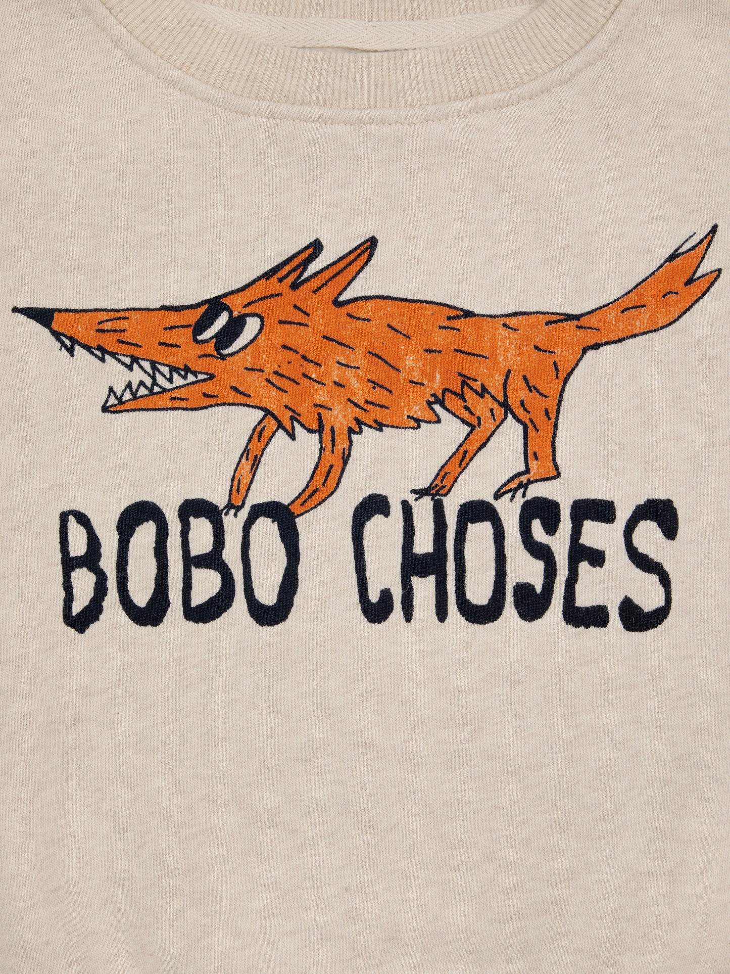 Bobo Choses THE CLEVER FOX sweatshirt offwhite / 4-5Y