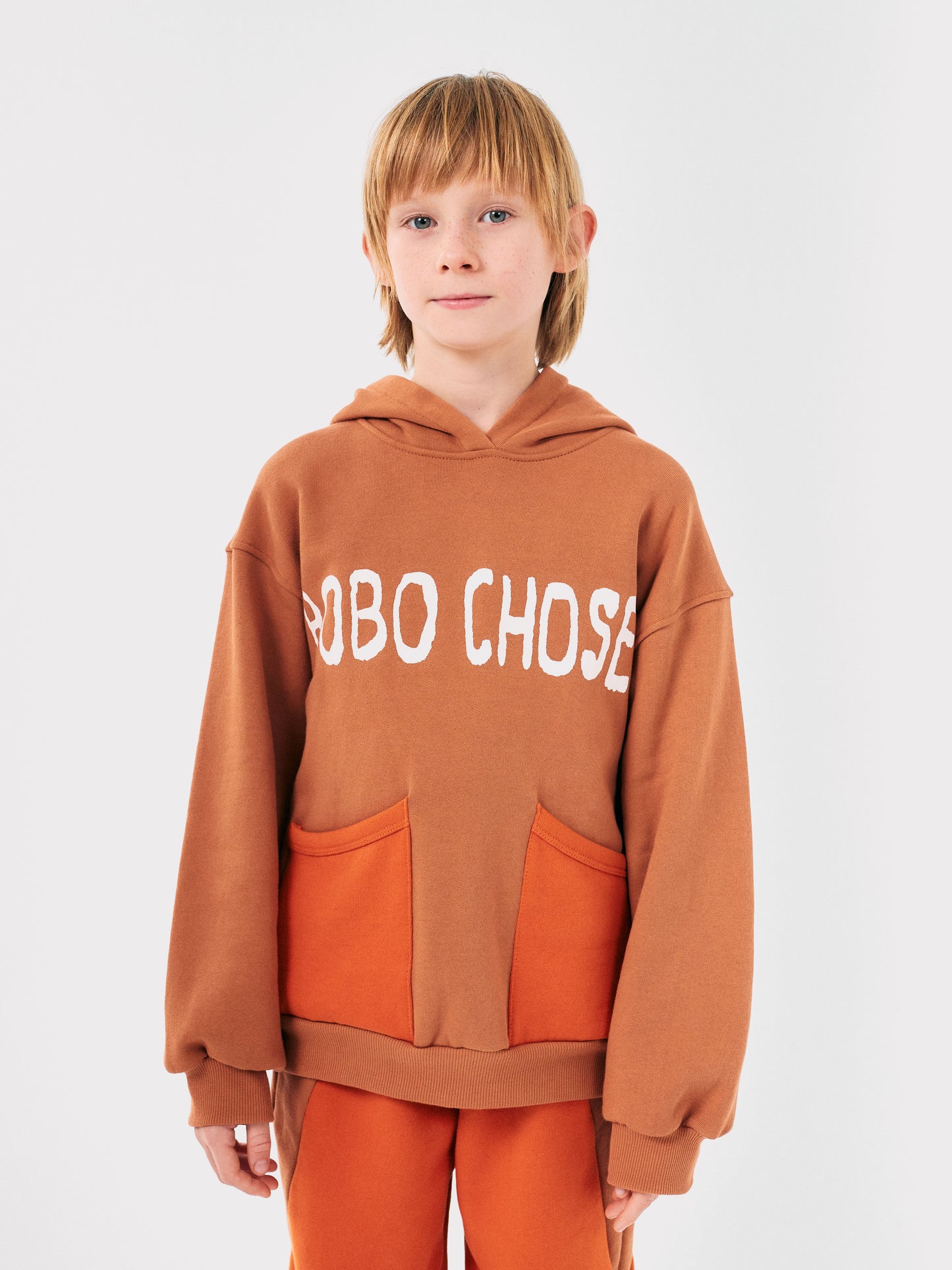 Bobo Choses SHADOW hoodie brown