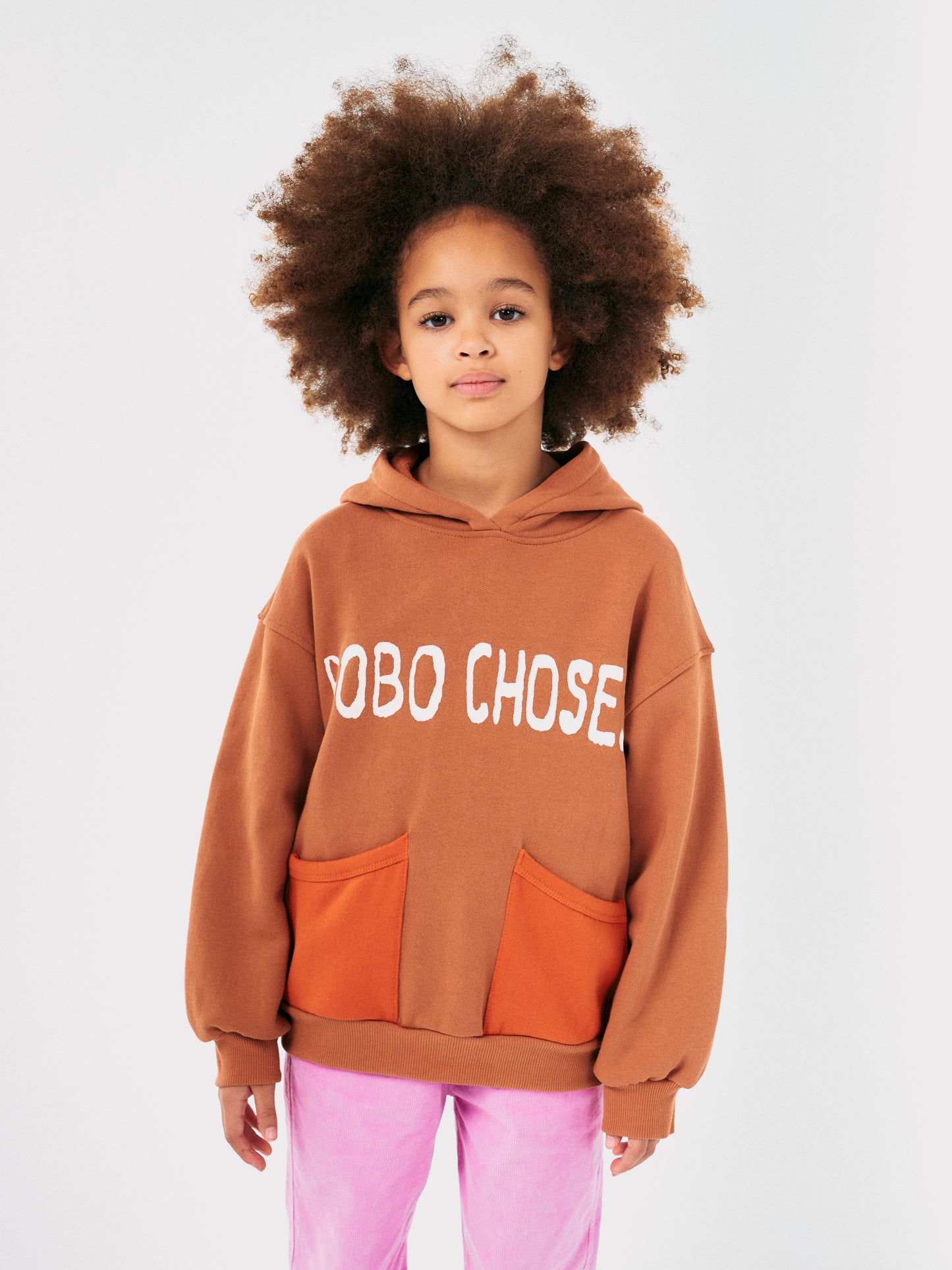 Bobo Choses SHADOW hoodie brown