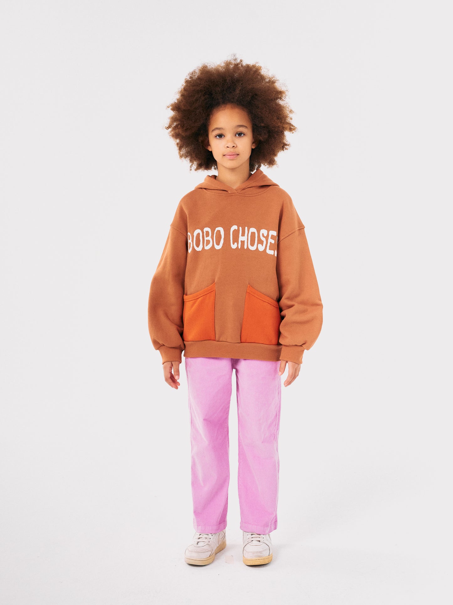 Bobo Choses SHADOW hoodie brown