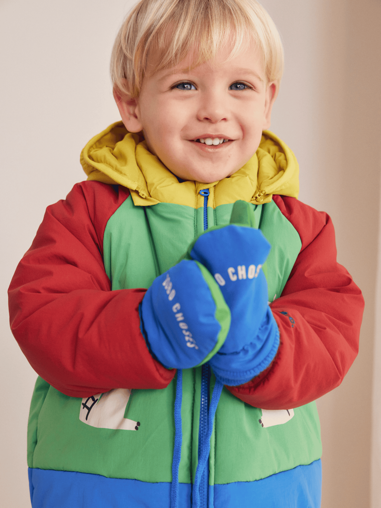 Bobo Choses B.C mittens navy blue