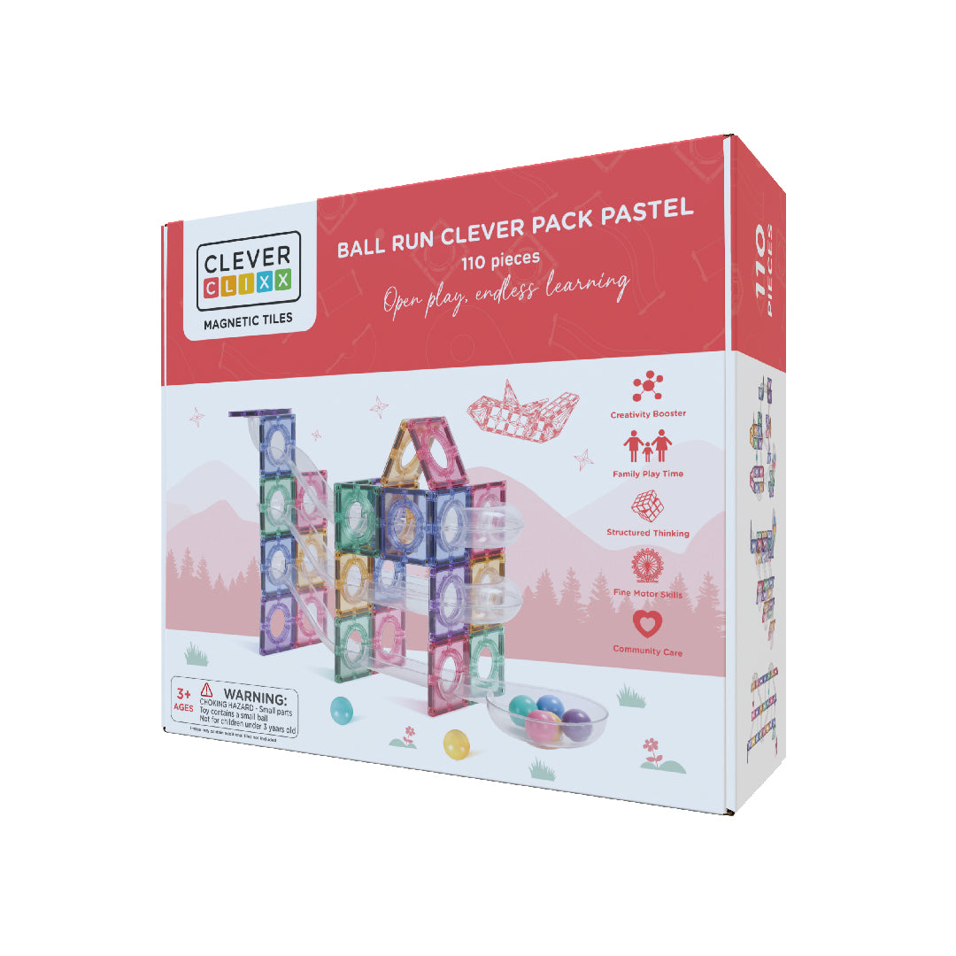 Cleverclixx Ball Run Clever Pack Pastel I 110 pieces