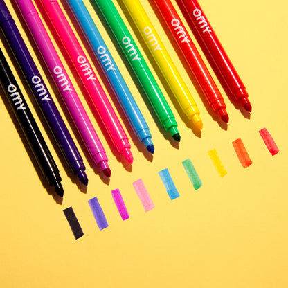 OMY set of 9 SCENTED MARKERS