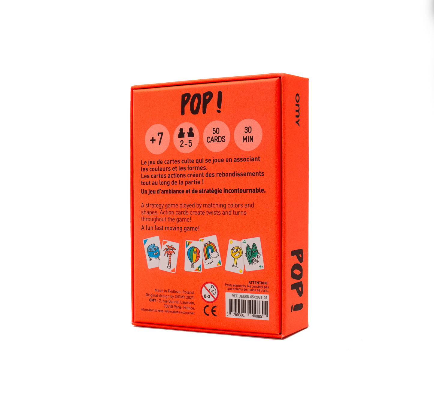 OMY POP CARD GAME 7+