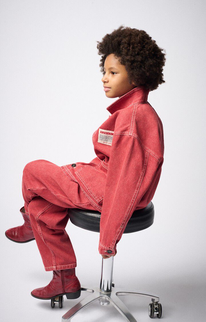 American Vintage Kids Uzatown jacket rouge