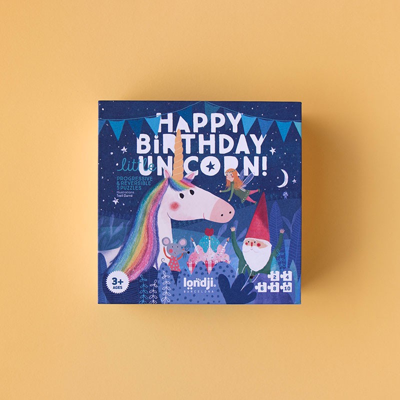 Londji Puzzle Happy Birthday Unicorn 3+