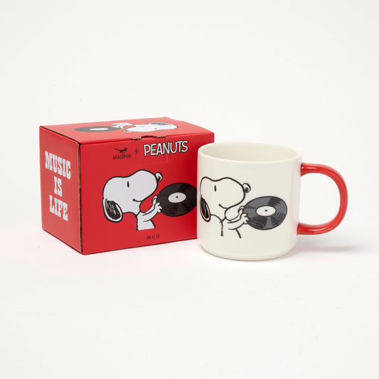 Magpie x Peanuts VINYL - Music is Life Mug