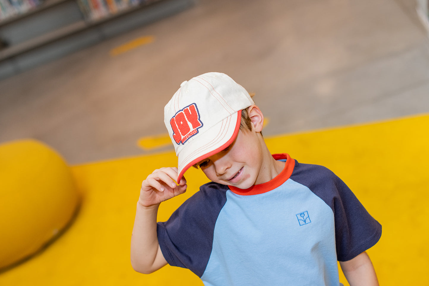 The Campamento COLOR BLOCK blue T-shirt