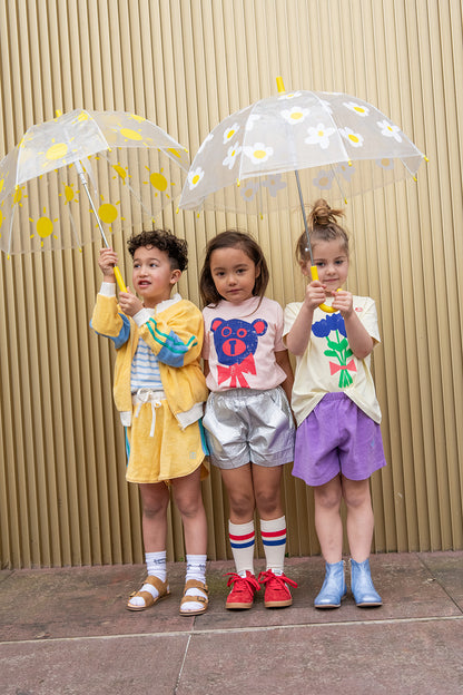 The Campamento YELLOW COLOR BLOCK shorts