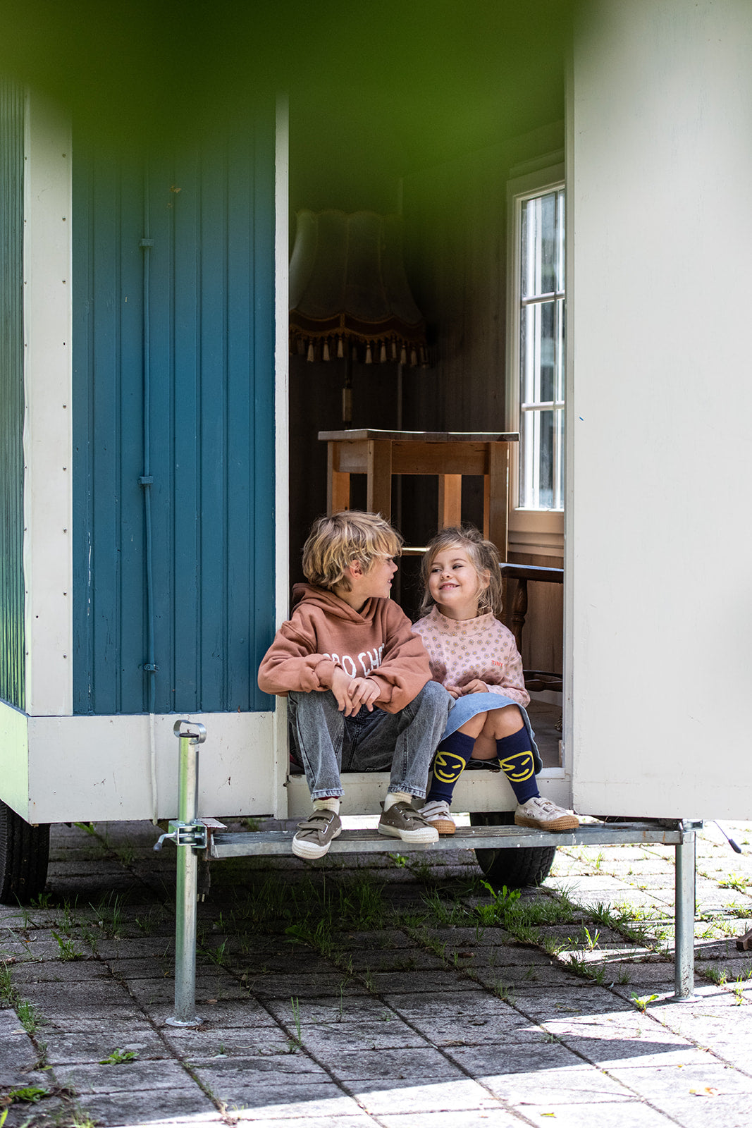 The Campamento BLUE WASHED skirt