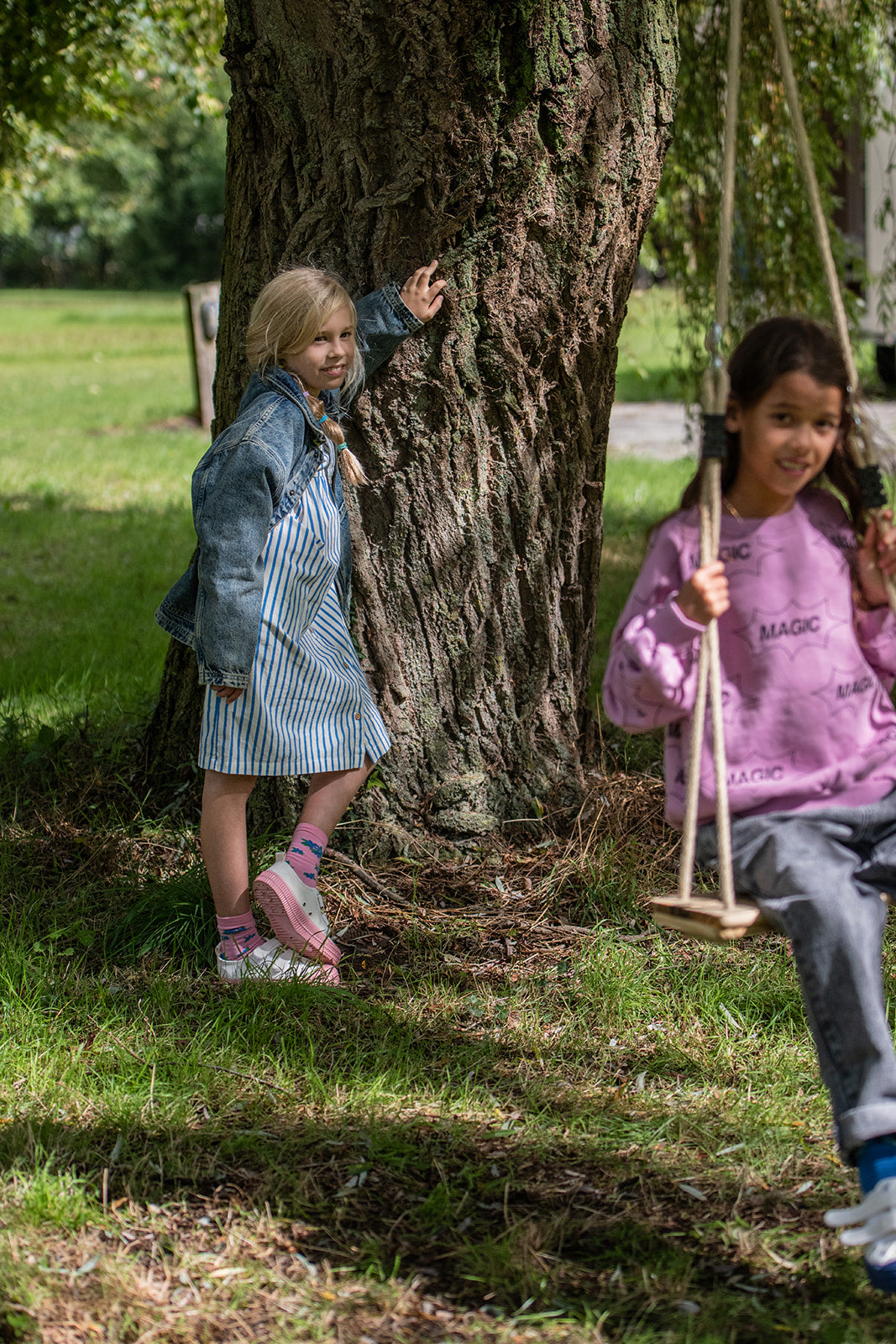 The Campamento BLUE STRIPES shirt dress