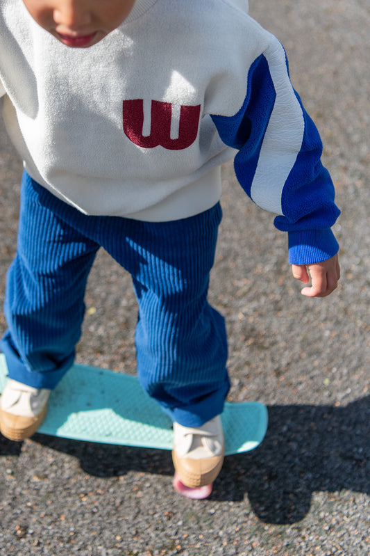 We Are Kids Pantalon Tomaso ribbed velvet MIDNIGHT BLUE