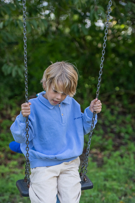 We Are Kids Sweat Polo tender blue