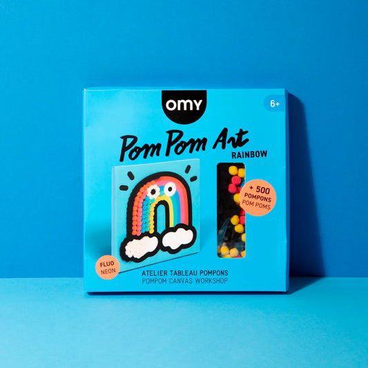 OMY RAINBOW POM POM ART 6+