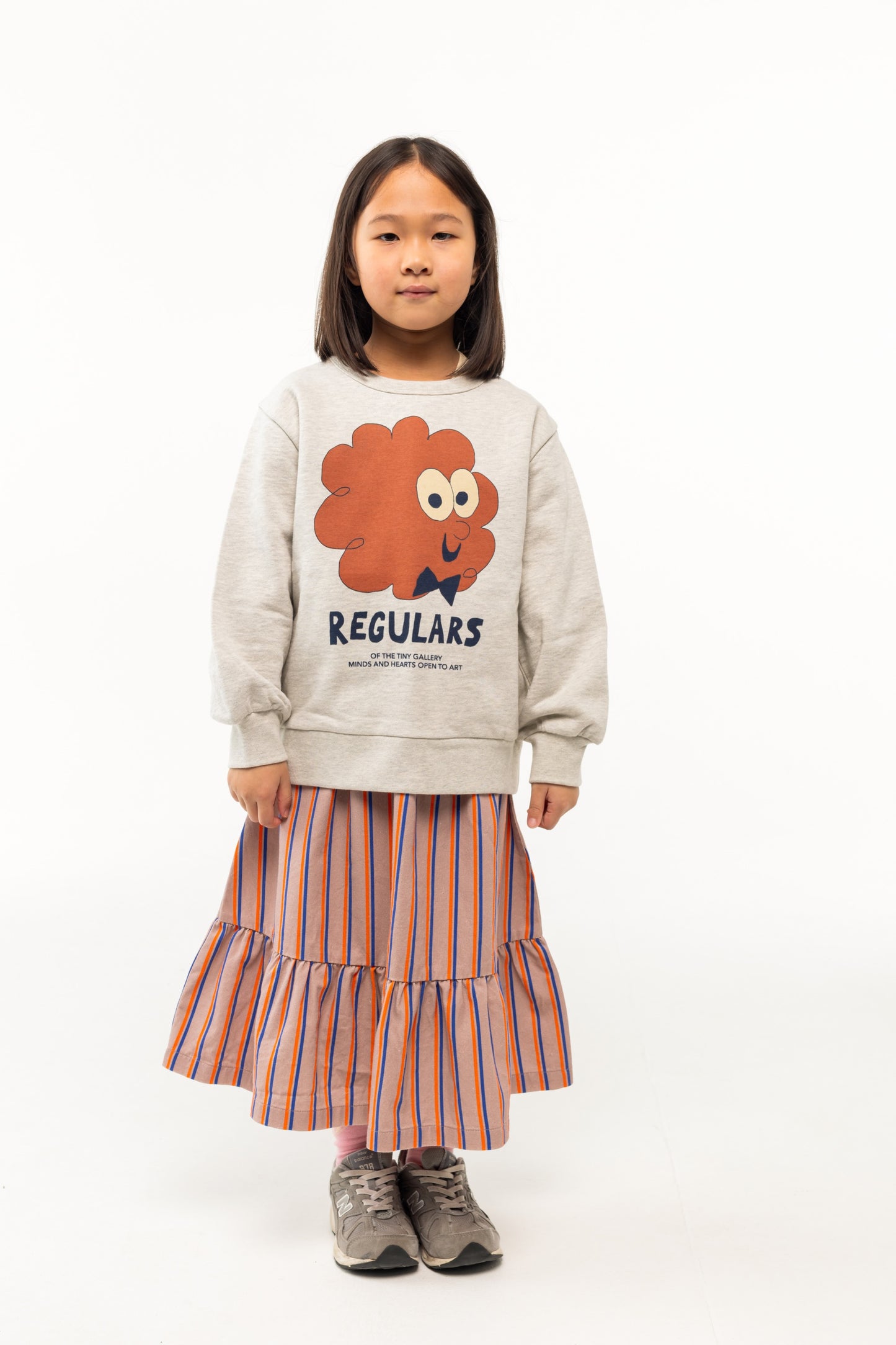 Tinycottons REGULARS sweatshirt light grey heather / 3Y