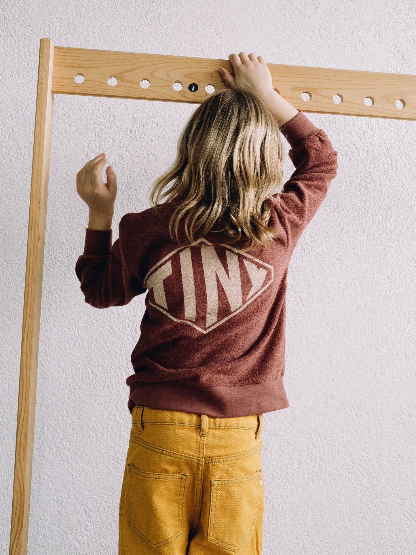 Tinycottons DIAMOND TINY sweatshirt burgundy