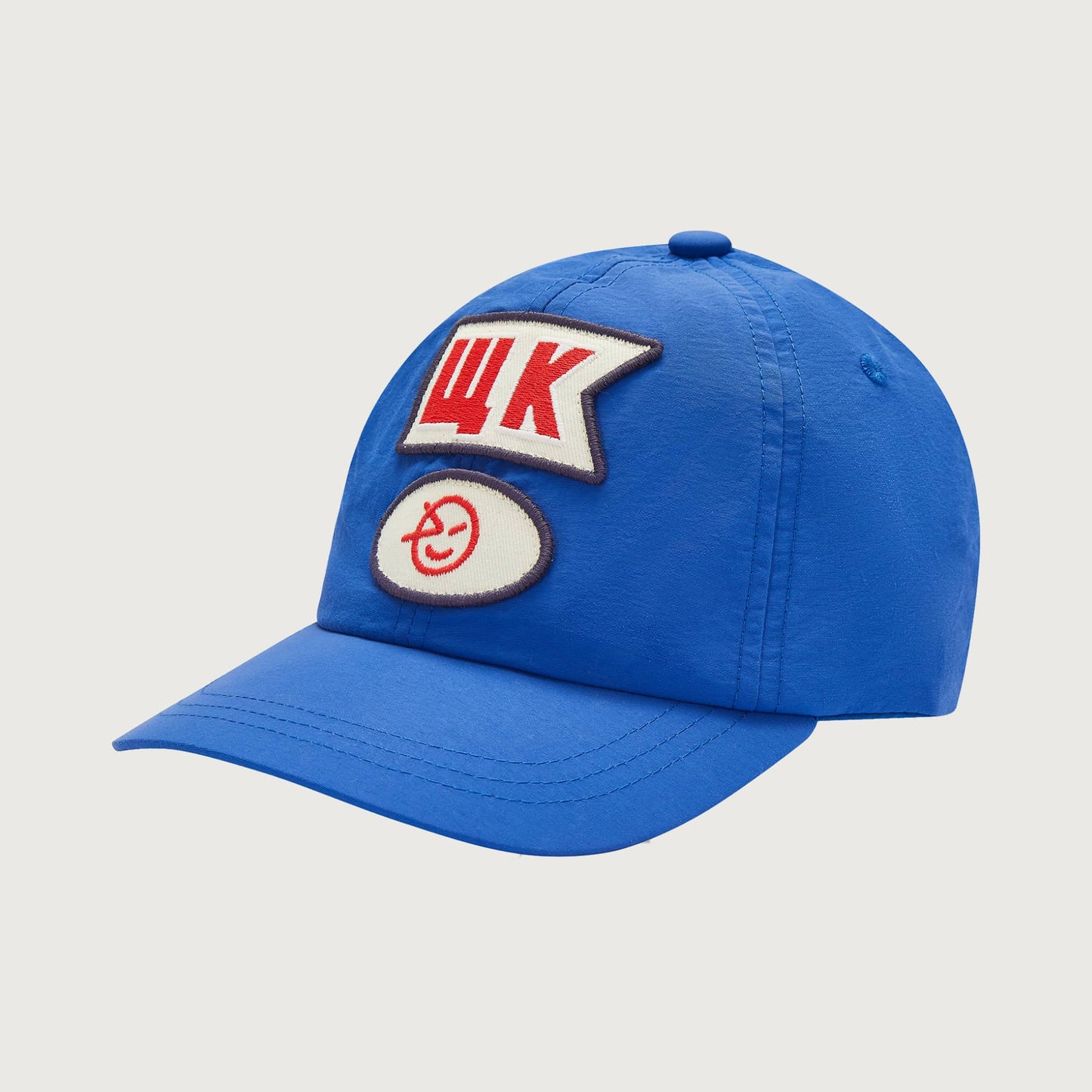 Wynken Nylon badge cap strong blue