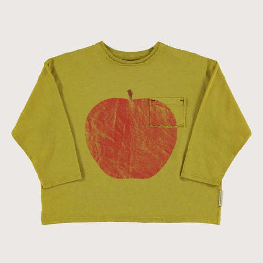 Piupiuchick RED APPLE longsleeve T-shirt olive green