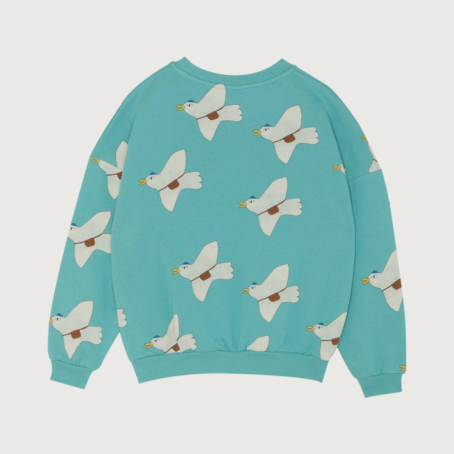 The Campamento PIGEONS ALLOVER oversized sweatshirt