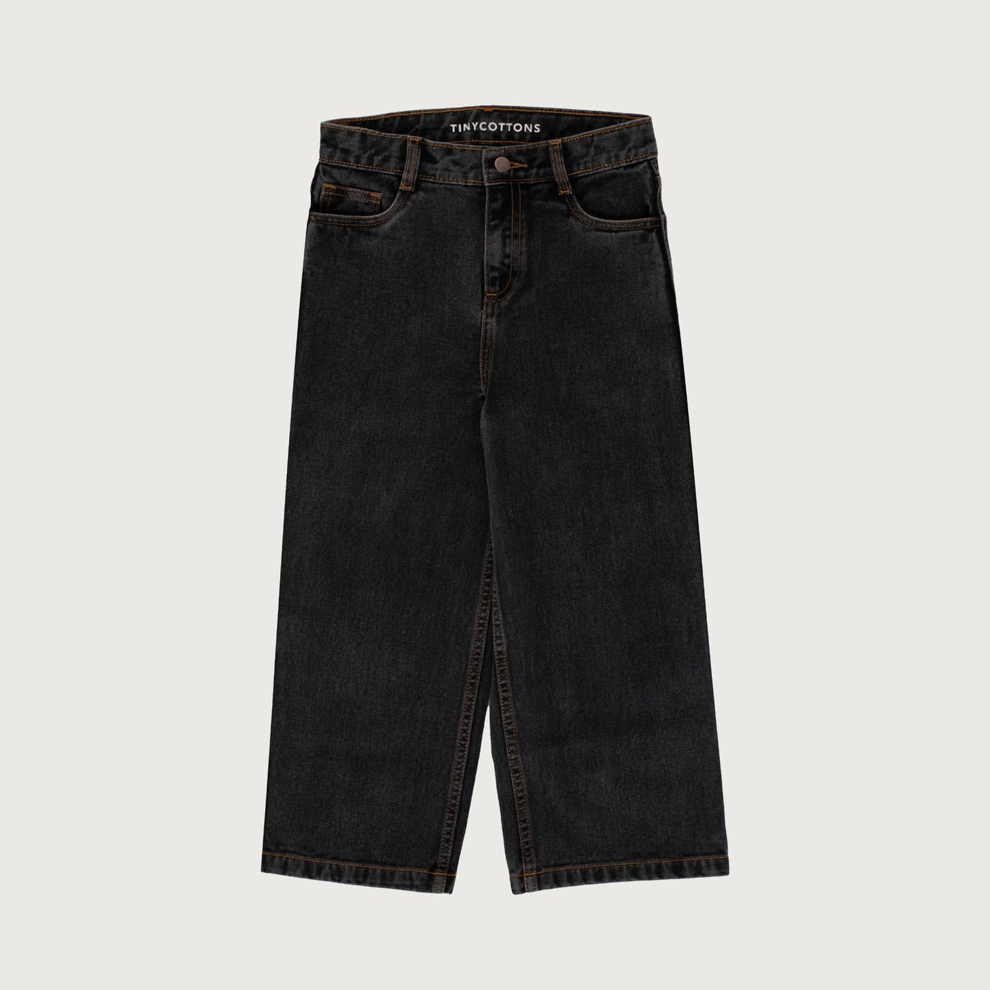 Tinycottons straight jeans BLACK