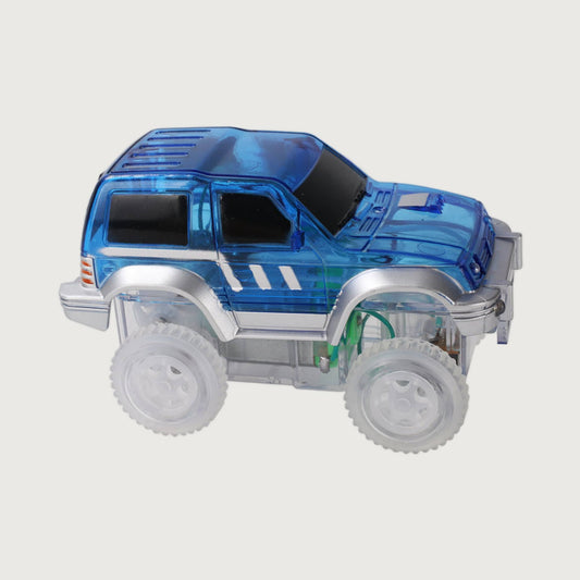 Cleverclixx Race Track Car Blue