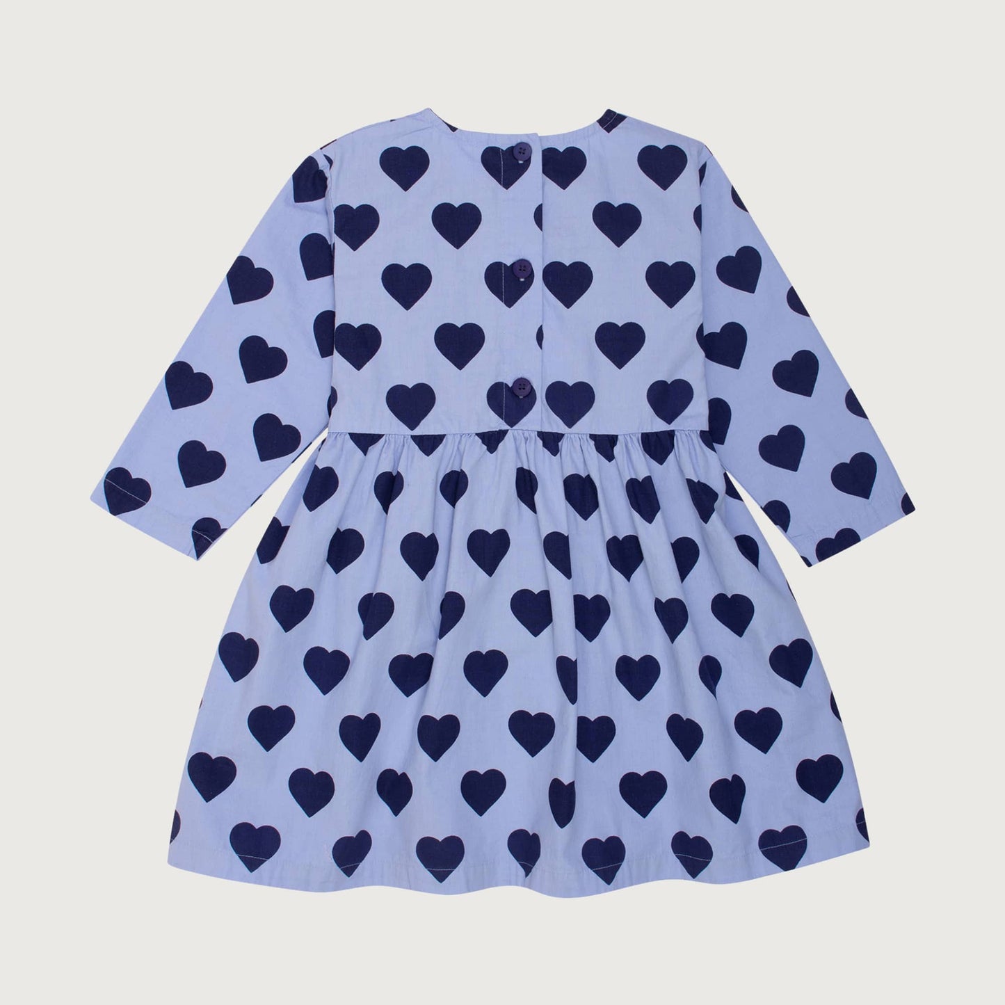 Wynken Swing dress BLUE HEARTS / 10Y