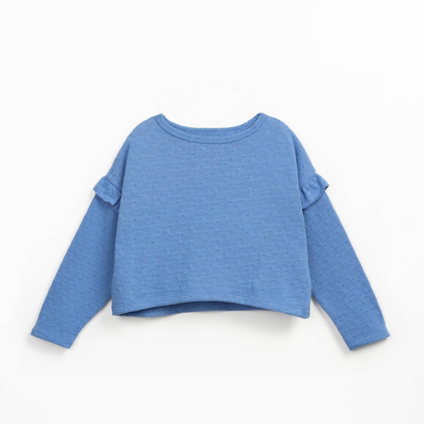 Play Up Embellished jersey sweater blue