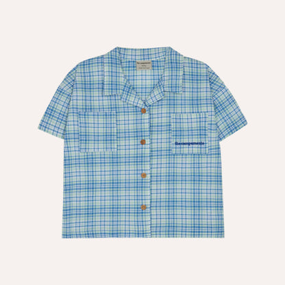 The Campamento BLUE CHECKED shirt light blue