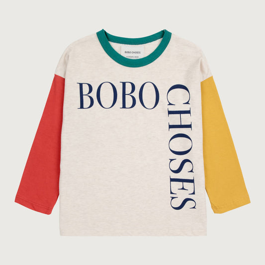 Bobo Choses square COLOR BLOCK T-shirt