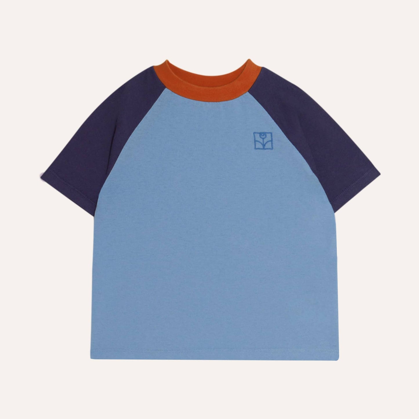 The Campamento COLOR BLOCK blue T-shirt