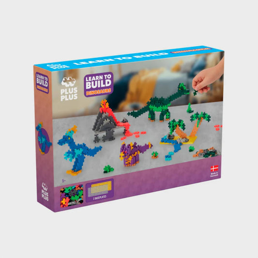 Plus Plus Learn to build DINO'S - 600 pcs