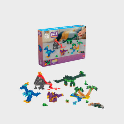 Plus Plus Learn to build DINO'S - 600 pcs