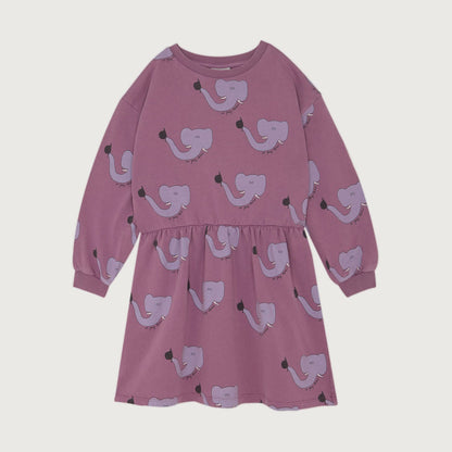 The Campamento ELEPHANTS allover kids dress / 7-8Y