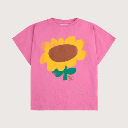 Bobo Choses SUNFLOWER T-shirt fuchsia