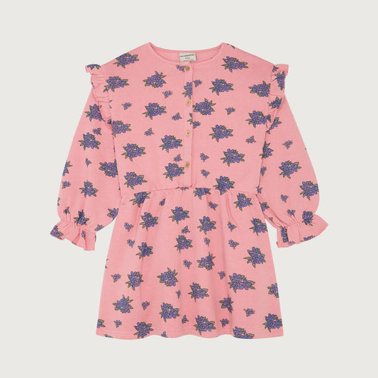 The Campamento FLOWERS ALLOVER dress pink