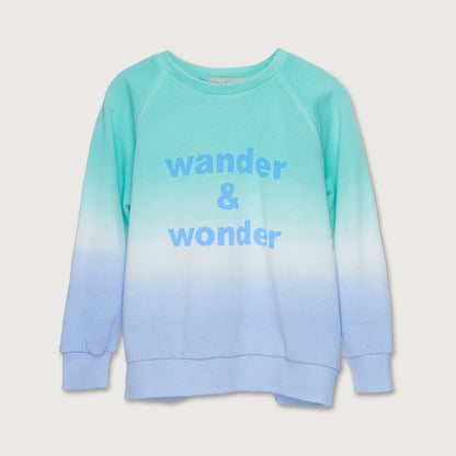 Wander & Wonder Ombre sweatshirt arctic