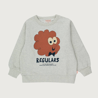 Tinycottons REGULARS sweatshirt light grey heather / 3Y