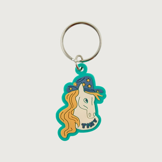 Tinycottons horse key chain light cream