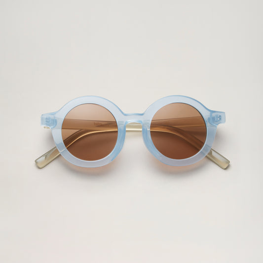 Signature round Kid sunnies BLUE