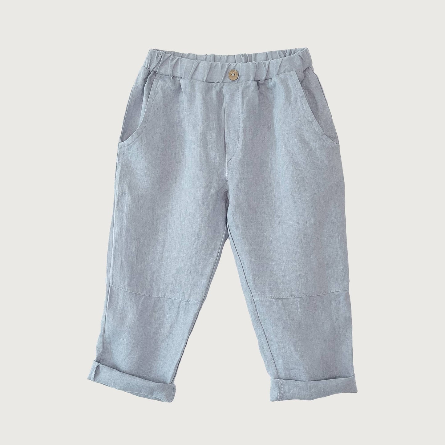 Play Up Boy Linen Trousers Grey Blue / 10Y