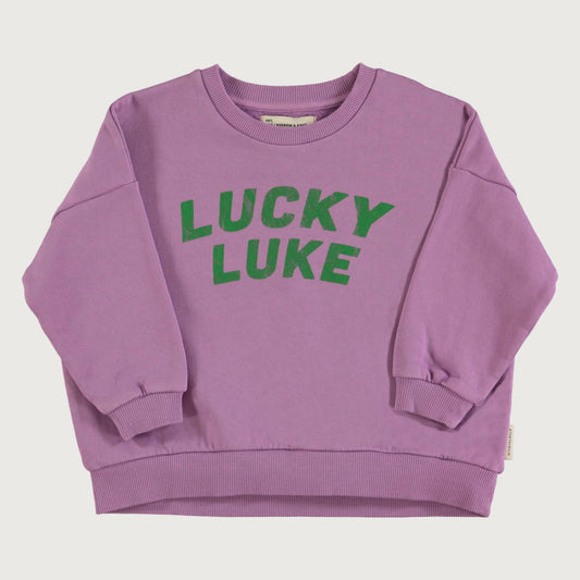 Piupiuchick LUCKY LUKE mauve sweatshirt