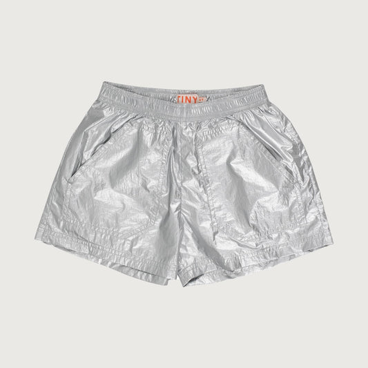 Tinycottons METALLIC short silver