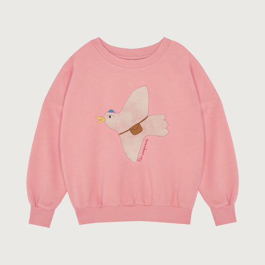 The Campamento PIGEONS oversized sweatshirt pink